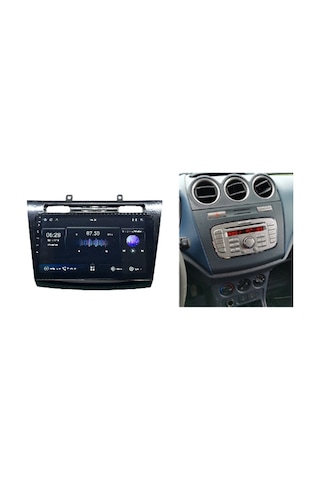 Ford Connect Siyah 2010-2014 8gb Ram 128gb Hafıza 8 Çekirdek Carplay Kamera Android Multimedya 9"