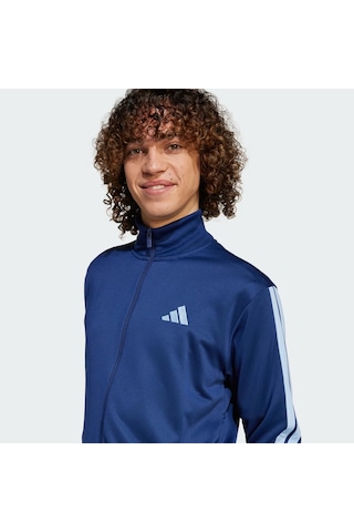 Adidas Sportswear Basic 3-stripes French Terry Erkek Eşofman Takımı Mavi