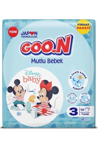 Goon Bebek Bezi Bantlı 3 Numara