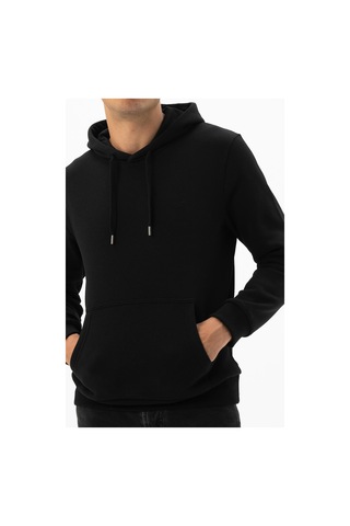AR-MA Arma Erkek Kanguru Cepli Kapüşonlu Sweatshirt K24254928801 Siyah