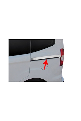 Ford Courier Krom Sürgülü Kapı Çıtası 2 Parça 2014-2017 Arası