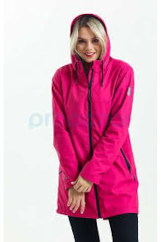 T Rain Pu Raincoat L Beden Pembe Kadınyağmurluk Pembe
