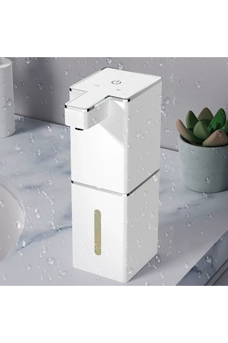 Moveevo Beyaz Duvar Montlu Otomatik Sensörlü Köpük Sabun Dağıtıcı, Dokunsuz Kullanim, 4 Seviye Hacim Kontrolü, Ipx5 Su Geçirmez, 380ml Kapasite, P7 Modeli Diğer