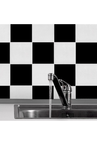 Geekyou Mediterranean Tarzı Pvc Otostikli Duvar Stickerları 20x20cm 10 Adet - Kolay Uygulama Ve Kaldırma, Ev Dekorasyonu İçin Diğer