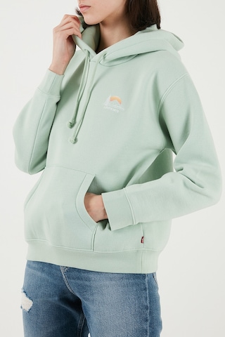 Levi's Bayan Sweat 001u6-0001 Fıstık Yeşil Fıstık Yeşil