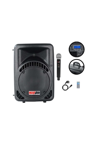 Lastvoice Ample-10ap Taşınabilir Seyyar Portatif Mikrofonlu Elektrikli Ses Sistemi Hoparlör 600 Watt