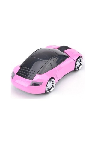 Fastbuy 2.4ghz 3d Araba Usb Optik Fare, Pembe, Pc Dizüstü İçin Alıcılı Faresi