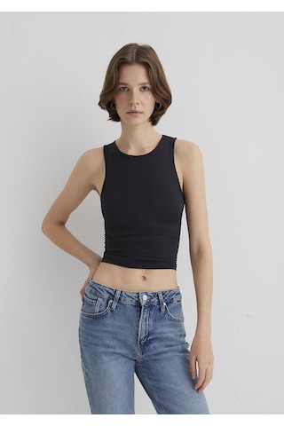 Mavi - Halter Yaka Siyah Poliamid Atlet 1613499-900 Siyah