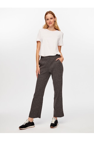 Kaşkorse Örme Wide Leg Fit Eşofman Alt W26esa001 Uw26esa001154 Antrasit Melanj