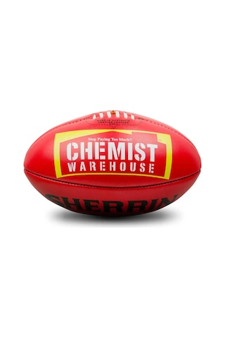 Avessa Sherrin Afl Game Ball American Football Gerçek Deri Kırmızı