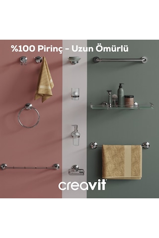 Creavit BR20219 Royale Bornozluk (İkili) Krom