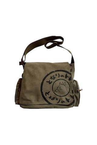 My Neıghbour Totoro Messenger Çanta Kadınlar İçin Tasarımcı Çantalar Kadın Omuz Askılı Çapraz Askılı Tuval Kadın Büyük Tote Çantalar Karikatür Auburn Çok Renkli