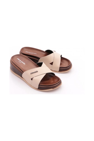 Pierre Cardin Pc-7423 Kadın Terlik Krem