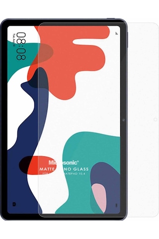 Microsonic Huawei Uyumlu MatePad 10.4`` Matte Nano Glass Cam Ekran Koruyucu