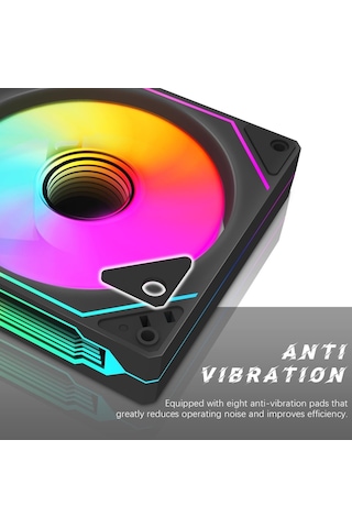 Archon Spectre Pro Rb120 Argb Pwm 4x 12cm Kasa Fan Seti 4 X 120 Mm