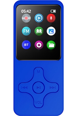 Geeksen 128gb Hafızalı Bluetooth Mp4 Çalar, Fm Radyo, Çoklu Dil Desteği, Spor Ve Öğrenci Kullanımı İçin Taşınabilir Müzik Çalar