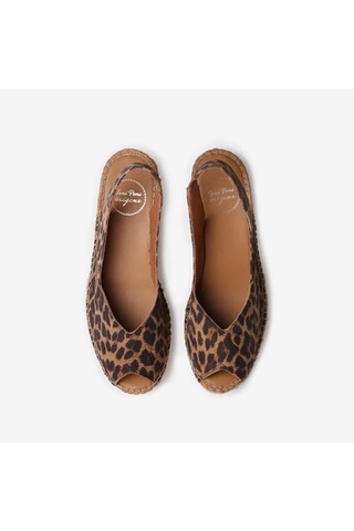 Sandalet Kadın Bernia-p Toni Pons Wedge Espadrılles In Leather Leo