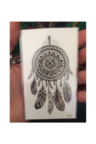 Geçici Dövme Rüya Avcısı Düş Hayal Kapanı Nazar Tüy Su Geçirmez Tattoo