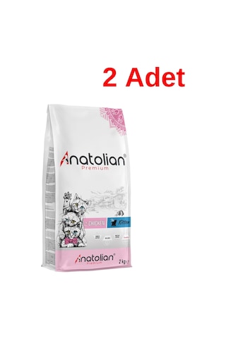 Anatolian Premium Kitten Tavuklu Yavru Kedi Maması 2 x 2 KG