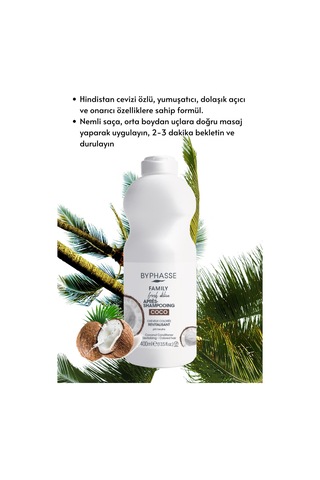 Byphasse Family Fresh Hindistan Cevizli Canlandırıcı Saç Kremi 400 ML
