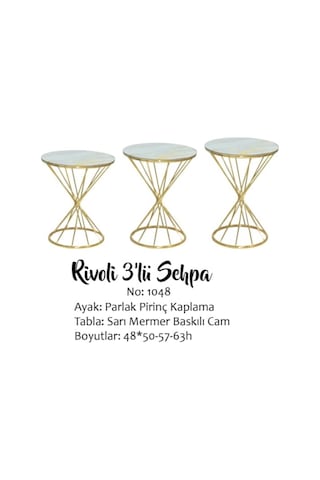 Brc Rivoli Zigon Model Metal Transmisyon Çelik Gold Renk Kaplama (423124243)
