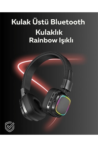 Rgb - 774 - Işıklı Katlanabilir Bluetooth 5.3 Kulak - Csmo-tex - Üstü Kulaklık