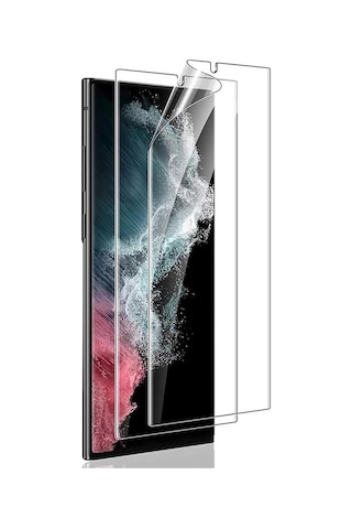 Logis Samsung Galaxy Uyumlu S23 Ultra Tam Kaplayan 5d Antistatik Ekran Koruyucu Cam