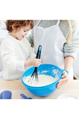 Tupperware Modern Peri Set 5'Li Kaşık Mini Kepçe Spatula Çır Çok Renkli