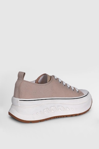 Lufian Shay Kadın Sneaker Ayakkabı Bej Bej 121230092100550 Bej