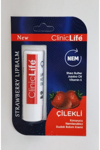 Cliniclife Dudak Bakım Kremi Çilek