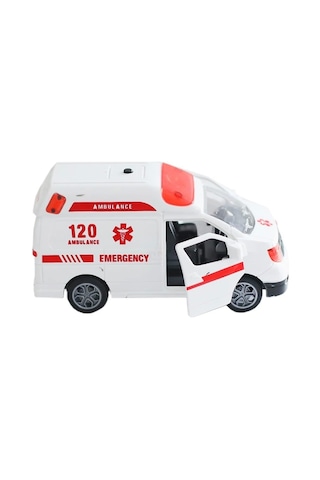 Yy2020-17a Çek Bırak Sesli Ve Işıklı Ambulans Minibüs -kızılkaya Oyuncak