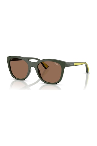 Vogue Junior Vj 2028 320873 46 Çocuk Oval Yeşil Kemik Güneş Gözlüğü Yeşil
