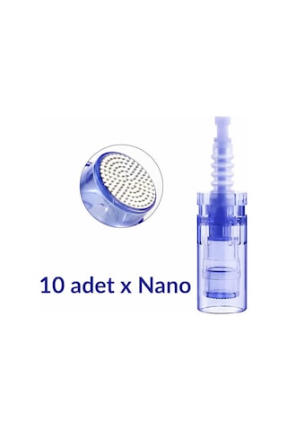 ADANİL DR. PEN NANO ROUND DERMAPEN İĞNESİ ORİJİNAL DERMAPEN İĞNE KARTUŞU SOKETLİ 10 ADET