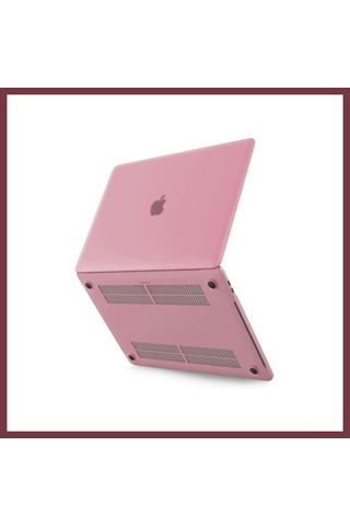 Storeşahin Apple Uyumlu Macbook Pro 13 2021 Macbook Buzlu Kapak - Pembe Shn0720