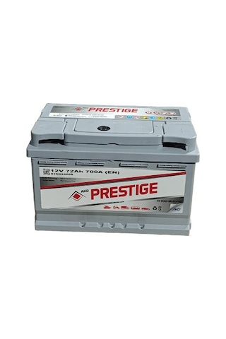 Ako Prestige 12v 72ah 700a Standart Alçak Akü Ford - Opel Alçak Tip 3 Yıl Petlas Garantisi Üretim Tarihi:2026