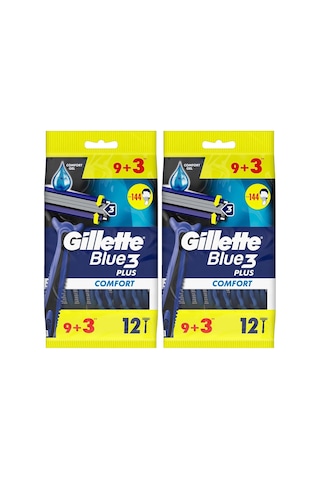 Blue3 Comfort Kullan At Erkek Tıraş Bıçağı 9+3 Adet 2li Paket