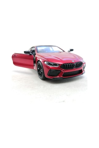 Kinsmart Bmw M8 Competition Coupe 1:38 Kırmızı Çek Bırak Model Araba