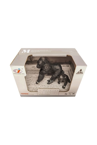 Calimera Toys Hayvan Figürleri Oyuncak Goril Ve Yavrusu Hayvan