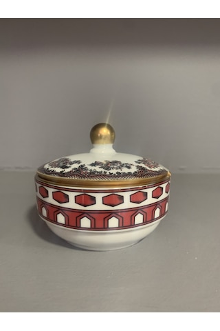 Fermato Porselen Kapaklı Şekerlik Apollo Serisi Çok Renkli