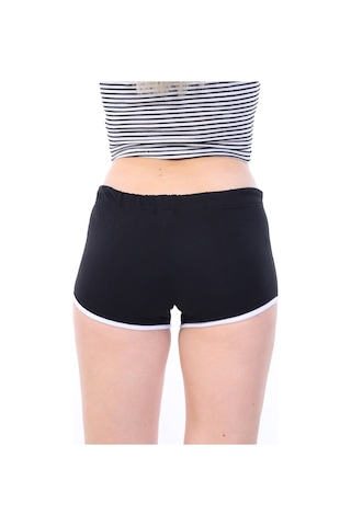 Toontoy Kids Toontoy Kadın Beli Lastikli Crop Şort Siyah