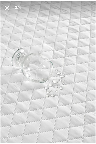 Kapitone Fitted Su Geçirmez Beyaz Yatak Koruyucu Alez160x200 Beyaz