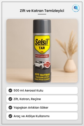 Zift Ve Katran Temizleme Spreyi 500 Ml Oto Motor Temizleyici Aero