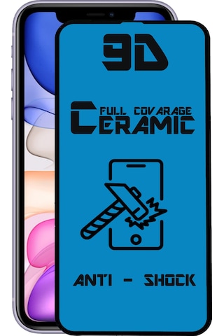 Apple Uyumlu iPhone 11 Tam Kaplayan Seramik Nano Esnek Ekran Koruyucu