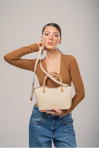 Ççs Kadın Omuz Çantası Ccs17844 Std / Bej Bej
