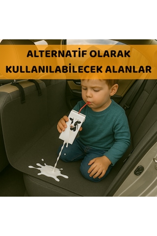 Beylini Kedi Köpek Araç Koltuk Örtüsü Su Geçirmez Koltuk Koruyucu Antrasit 145 x 185 CM