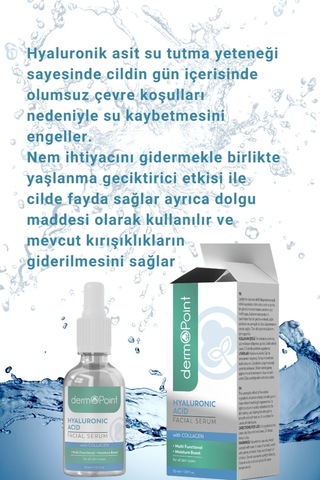 Dermo Point Hyalüronik Asit Serum 30 ML