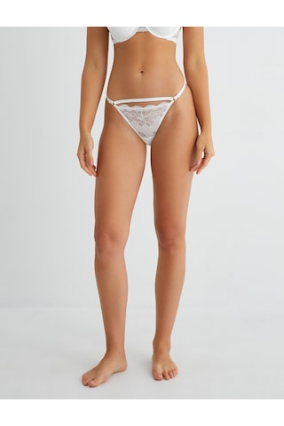 Koton String Bridal Külot Ekru 2slk30033mk 2SLK30033MK002 Ekru