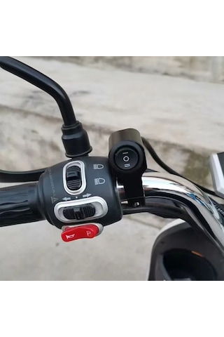 Universal Motosiklet Açma Kapama Düğmesi Gidon Bağlantılı Aç Kapa
