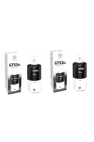 Gt53 Uyumlu Siyah Mürekkep 2'li Set Smart Tank 500 515 516 519 530 615 670 720 750 2x90ml