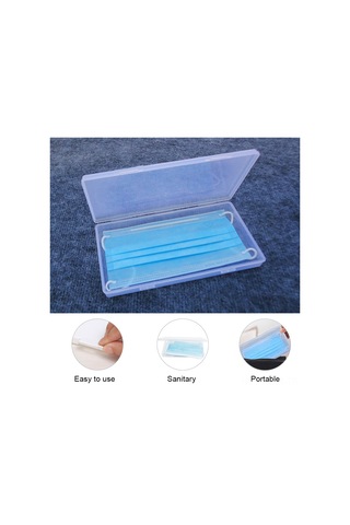 Suofeng Pp Malzeme Maske Saklama Kutusu, Nem Ve Toz Koruyucu, 10 Adet Kapasiteli, Taşınabilir Ev-iş-outdoor Kullanıma Uygun Diğer